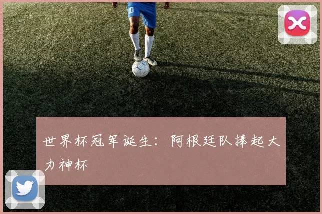 世界杯冠军诞生:阿根廷队捧起大力神杯
