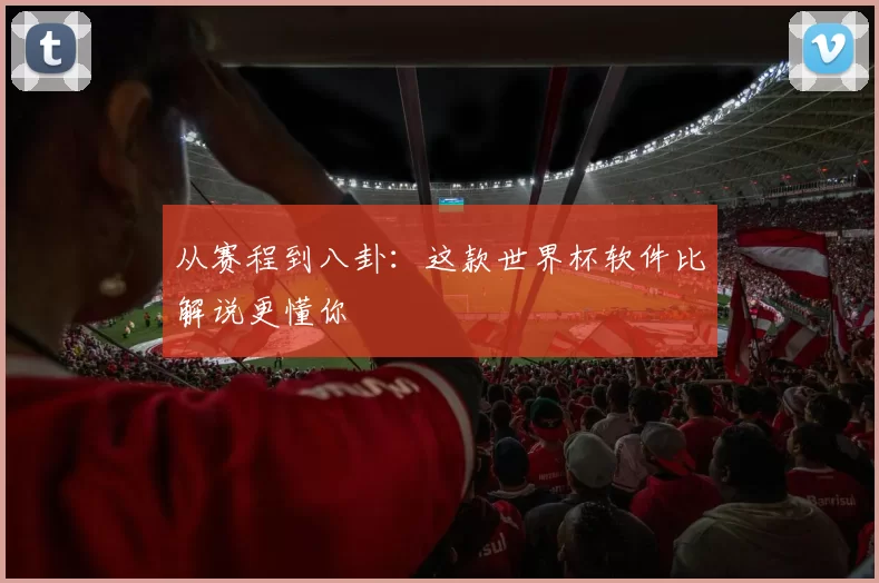 从赛程到八卦:这款世界杯软件比解说更懂你