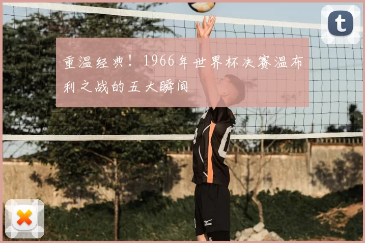 重温经典!1966年世界杯决赛温布利之战的五大瞬间