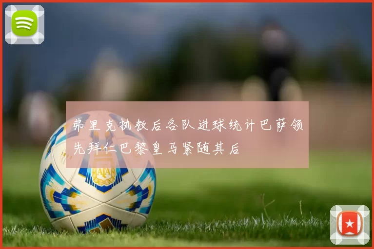 弗里克执教后各队进球统计巴萨领先拜仁巴黎皇马紧随其后